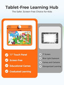 Interactive Electronic Learning Pad - Learn-to-Read System with 70 Sound Pages, Card-Insert for Alphabet, Words, Numbers, Music, Learning Activities for Kids 3-5 Years Old by TinyTreasures Baby Boutique