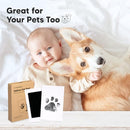 1-Pack Inkless Baby Hand and Footprint Kit - Mess Free Ink Pad for Newborn Keepsake, Dog Nose & Paw Print Kit, Clean Touch Ink Pad for Baby Hand & Footprints, Ideal New Mom Gifts (Jet Black) by TinyTreasures Baby Boutique