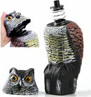 Owl Decoy 360 Rotate Head, Scarecrow Fake Owls Natural Enemy Realistic Owls to Scare Birds Away by GreenHaven Gardens