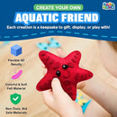 MOMOTOYS Mermaid & Sea Life Beginner Sewing Kit for Kids Ages 7+ – Includes 9 Kids Sewing Projects w/Tools & Art Supplies – DIY Felt Crafts – Girls & Boys Gifts for 7, 8, 9, 10, 11, 12 Year Old by TinyTreasures Baby Boutique