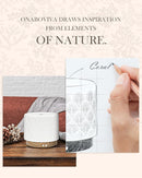 Essential Oil Diffuser, 280ml Aromatherapy Diffuser Ultrasonic Cool Mist Diffuser with Auto Shut-Off,Ceramic Diffuser for Home Office SPA Yoga by TinyTreasures Baby Boutique