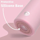 Chill Oasis Water Bottle | Compatible With Popular Flavor Cartridges | BPA Free, Leak Proof, Double-Walled Vacuum Insulated Stainless Steel, and Dishwasher Safe | Cold for 24 Hours (Pink, 12oz) by CozyNest Decor
