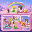 GobiDex 100PCS Magnetic Blocks Princess Building Toys for Girls Age 3+, Game-Based Build MagWonder with STEM Magnet Construction Set, Sensory Gifts for Kids Birthday (1 inch) by TinyTreasures Baby Boutique