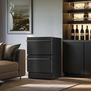 Tylza Under Counter Drawer Fridge 24 Inch, Built-in/Freestanding Beverage Refrigerator for Home and Commercial Use, Stainless Steel Material, Fast Cooling, Low Noise, Black by CozyNest Decor