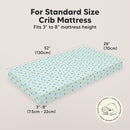 KeaBabies 2-Pack Organic Crib Sheets for Boys, Girls - 52x28 Fitted Crib Mattress Sheet Neutral, Breathable Jersey Cotton Cover for Baby Bed, Toddler Mattress, Soft & Cute Prints (Beach Day) by TinyTreasures Baby Boutique