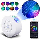 Star Projector, Galaxy Projector for Bedroom, Smart APP & Voice Control Galaxy lamp, Compatible with Alexa & Google Home, for Kids Adults Bedroom,Room Decor,Game Room,Party (White Round) by TinyTreasures Baby Boutique