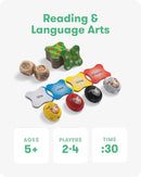 SimplyFun Clover Leap - Educational Vocabulary Game - Sentence Building for Kids, Develop Sentence Structure & Vocabulary Skills, Fun Learning Game for Families - 2-4 Players, Ages 5 & Up by TinyTreasures Baby Boutique
