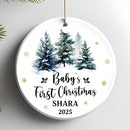 Personalized Baby First Christmas Ornament 2025 - Custom Newborn Keepsake - Sweet Gift for New Parents Mom Dad - Sweet Baby, Boy, Girls, Mom, Dad Holiday Celebration by TinyTreasures Baby Boutique