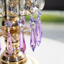 HDCRYSTALGIFTS Purple Chandelier Icicle Drop Prisms Crystal 55mm, Pack of 25 by GreenHaven Gardens