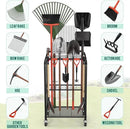 Trieez Garden Tool Organizer for Garage, Yard Tool Organizer with Wheels for Garage Organization and Storage - Sturdy Yard Tool Holder Tool Rack, for Shed, Outdoor, Tool Stand by GreenHaven Gardens