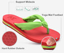 KuaiLu Flip Flops for Women with Arch Support Yoga Mat Comfortable Summer Beach Walking Thong Cushion Sandals Slip On Indoor Outdoor by TinyTreasures Baby Boutique