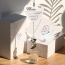Memorial Gifts for Loss of Mom, Sympathy Gifts for Loss of Mom, Mom in Heaven Memorial Crystal Suncatcher for Window Home Decor (Mom) by GreenHaven Gardens