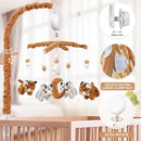 Baby Crib Mobile- Tiger Crib Mobile for Boys Girls Essential Gift for Infant Bedroom Hanging Decor by TinyTreasures Baby Boutique
