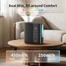 JRD Smart Humidifiers for Bedroom, 5L Warm & Cool Mist Ultrasonic Air Humidifier for Large Room Home Indoor, 50Hrs Quiet Runtime for Baby, Plants, Remote Control, Auto Humidity Sensor, 12H Timer by TinyTreasures Baby Boutique