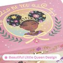 Jewelkeeper Jewelry Box for Girls - 2-Drawer Music Box with Little Queen Ballerina Dancing to Swan Lake, Cute Pink Design, Keepsake Storage for Treasured Accessories - 6.75 x 5.25 x 6 inches by TinyTreasures Baby Boutique