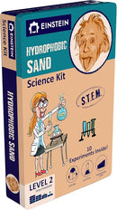 Einstein’s “Hydrophobic Sand Kit for Kids. STEM for Boys & Girls Aged 6 and Above. 10 Exciting Experiments Inside. Detailed Picture Guide Included. by TinyTreasures Baby Boutique