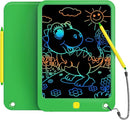 LCD Writing Tablet 10 Inch, Toys for 3 4 5 6 7 8 9 10 Year Old Boys Girls, Colorful Doodle Board Drawing Tablet, Gift for Boys Toddlers Age 3-12 Years, Memo Board, Drawing Pads with Lanyard (Green) by TinyTreasures Baby Boutique