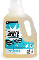 Molly's Suds Liquid Laundry Detergent | Clean Laundry Detergent Soap for Sensitive Skin | 2x Concentrated, High Efficiency (HE) | Peppermint - 100 Loads by CozyNest Decor
