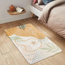 Lahome Boho Washable Kitchen Rug - 2x3 Small Non-Slip Entry Rugs for Inside House Soft Throw Area Rugs for Bedroom Botanical Print Floor Doormat Carpet for Bathroom Entryway Laundry Room Kids Room by TinyTreasures Baby Boutique