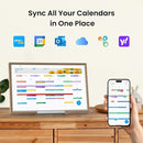 ApoloSign 15.6-inch Digital Calendar: Dual Mode Calendar with Google Play & Multi-calendar Sync, Electronic Planner & Chore Chart, Smart Touchscreen, Interactive Display for Family Schedules (Teak, 15.6") by TinyTreasures Baby Boutique