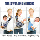 Baby Sling Carrier,Baby Sling,Toddler Carrier,Adjustable and Non-Slip Hip Seat Carriers Carrying 10-30 lbs(Black Sailboat) by TinyTreasures Baby Boutique