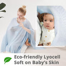 Nursing Cover for Breastfeeding – Privacy Breast Feeding Covers for Women – Soft Lyocell Fabric, Lightweight & Breathable – Multi-Use Scarf, Shawl, Baby Blanket – One Size – with Laundry Bag by TinyTreasures Baby Boutique