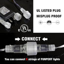 Dazzle Bright 288 LED Christmas Light, 11.8 Inch Meteor Shower Rain Lights with 8 Tubes，Waterproof Plug in Falling Rain Lights Christmas Decorations for Xmas Bushes Tree Yard Party (RED) by GreenHaven Gardens
