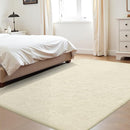4x6 Area Rug for Living Room: Fluffy Shag Soft Washable Rugs Fuzzy Plush Indoor Carpet for Bedroom Nursery Playroom Dorm Kids Girls Boys Room (Cream White, 4'x6') by TinyTreasures Baby Boutique