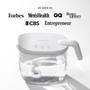 Carepod Mini 21P Ultrasonic Cool Mist Humidifier for Bedroom, Quiet & Safe for Baby, Transparent, Only 3 Washable Parts & Easy to Clean, Filter-Free, Automatic Shut-off, Lasts 20Hrs (0.74Gal/2.8L) by TinyTreasures Baby Boutique