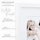 Sheffield Home 9 Piece Gallery Wall Frame Set, 12x12 Inch, White by CozyNest Decor