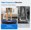 MERACH Vibration Plate Exercise Machine, 3D & 4D Vibration Plate with 2 Tension Ropes LED Display, Whole Body Vibration Platform for Women Men, Exercise Equipment for Home by CozyNest Decor