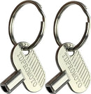 Sprinkler Controller Door Key Sprinkler Timer Lock Key for Orbit and Hydro-Rain, Metal (2pcs) by GreenHaven Gardens