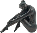 Guichifun Yoga Dancer Statue Home Decoration - Resin Bronze Sculpture Modern Creative Home Garden Statue Handicrafts Art Ware Home Décor Office Room or Outdoor Garden Gifts 16.3 x 7.15 x 13.9 Inch by CozyNest Decor