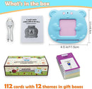 MAYAPHILOS 224 Words Brazil Portuguese and English Talking Flash Cards for Toddlers, Autism Sensory Toys, Portuguese Language Learning Educational Montessori Speech Therapy Toys Gifts for Kids by TinyTreasures Baby Boutique