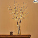 Birchlitland Lighted Brown Branches 32IN 100 LED with Timer Battery Operated, Artificial Tree Branch with Warm,Willow Branch Lights for Home Bedroom Fireplace Christmas Holiday Decoration by CozyNest Decor