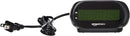 Amazon Basics Small Digital Oval Alarm Clock With LED Display, Nightlight & Battery Backup, Black, 4.5 x 3.5 x 2.4 Inches by CozyNest Decor