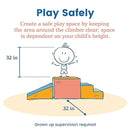 ECR4Kids SoftZone Junior Mix n' Match Step, Beginner Playset, Emerald, 2-Pack by TinyTreasures Baby Boutique