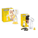 Medela Perfect Pair Bundle with Medela Harmony Manual Breast Pump & Silicone Breast Milk Collector, Lightweight and Discreet, Made Without BPA by TinyTreasures Baby Boutique