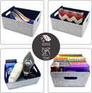 Welaxy storage baskets Felt Foldable Cube bin Shelf Bins Organizer Felt box for Kids Toys Magazine Books Clothes for Office Bedroom Closet Babies Nursery (navy x 3) by TinyTreasures Baby Boutique