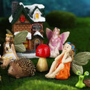 Roowest 16 Pcs Garden Accessories Miniatures Fairies Kit Resin Hedgehogs Cute Tiny Mushroom Miniature Figurines Mini Garden Lawn Yard Micro Landscape Ornaments for Home Decorations Outside by GreenHaven Gardens