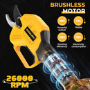 Electric Pruning Shears for DeWalt 20V Max Battery, Brushless Cordless Branch Cutter Pruner with 1.5 inch Cut Capacity for Tree trimming, Shrubs, Gardening (Tool Only) by GreenHaven Gardens