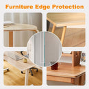 CHENYA Clear Edge Protector Strip Sharp Edge Wrap Cover Tape,0.8 in x 13.12 FT,Self Adhesive Protective Bumper Guards for Cabinet Door Desk Glass Table Bed Furniture, Kitchen Countertop, Waterproof by TinyTreasures Baby Boutique