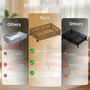 Bamboo Under Bed Storage with Wheels (2-Pack) – Rolling Underbed Shoe Organizer Box for Shoes, Blankets, Toys, Clothes Container Space-Saving Organizer Bins for Bedroom, Closet, Dorm, Nursery by CozyNest Decor