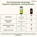 10-10-10 Fertilizer for All Purpose Plants - Liquid Fertilizer with Seaweed Kelp & Iron - Plant Food Outdoor & Indoor Plant Food, Vegetables,Flowers, Lawn & Garden 10 10 10 Fertilizer 16 oz by GreenHaven Gardens