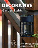 Solar Fence Lights Outdoor, 8 Pack Waterproof Solar Lights Outdoor, Outdoor Solar Light Fence Light for Garden Fence Post Step Stair Backyard by GreenHaven Gardens