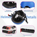 Kids Bike Helmet Set Adjustable Helmet for Ages 3-15 Kids Toddler Boys Girls Youth, Multi-Sport Bicycle Skateboarding Football Rollerskating Scooter Rollerblade Balance Bike Helmets by TinyTreasures Baby Boutique