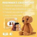 MOREJMTT Crochet Kit for Beginners, Learn to Crochet, Include Easy Knitting Soft Yarn, Step-by-Step Video Tutorial, Hook, Holiday Birthday Gift for Adults and Kids(2 Pack Golden Retriever) by TinyTreasures Baby Boutique