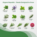 25 Culinary Herbs & Edible Flower Seed Variety Pack for Planting Indoor & Outdoors. 11900+ Non-GMO Heirloom Flower Seeds: Basil, Borage, Echinacea, Lavender, Oregano, Rosemary Seeds & More by GreenHaven Gardens