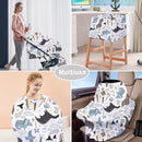 Yoofoss Nursing Cover Breastfeeding Scarf - Baby Car Seat Covers, Infant Stroller Cover, Strechy Carseat Canopy for Boys and Girls (Dinosaur) by TinyTreasures Baby Boutique