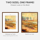 Homeforia 16x20 Picture Walnut Frame, High End Dark Oak 16x20 Wooden Brown Frames with Mat 11x14, 16 x 20 Wood Poster Frame Matted to 11 by 14, 20x16 Hanging Frames, Tempered Glass, Wall Kit, Set of 1 by CozyNest Decor